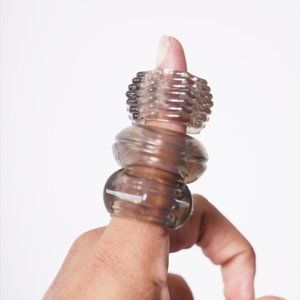 Gray 3 Premium Silicone Penis Ring